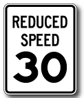 Reduced Speed 30